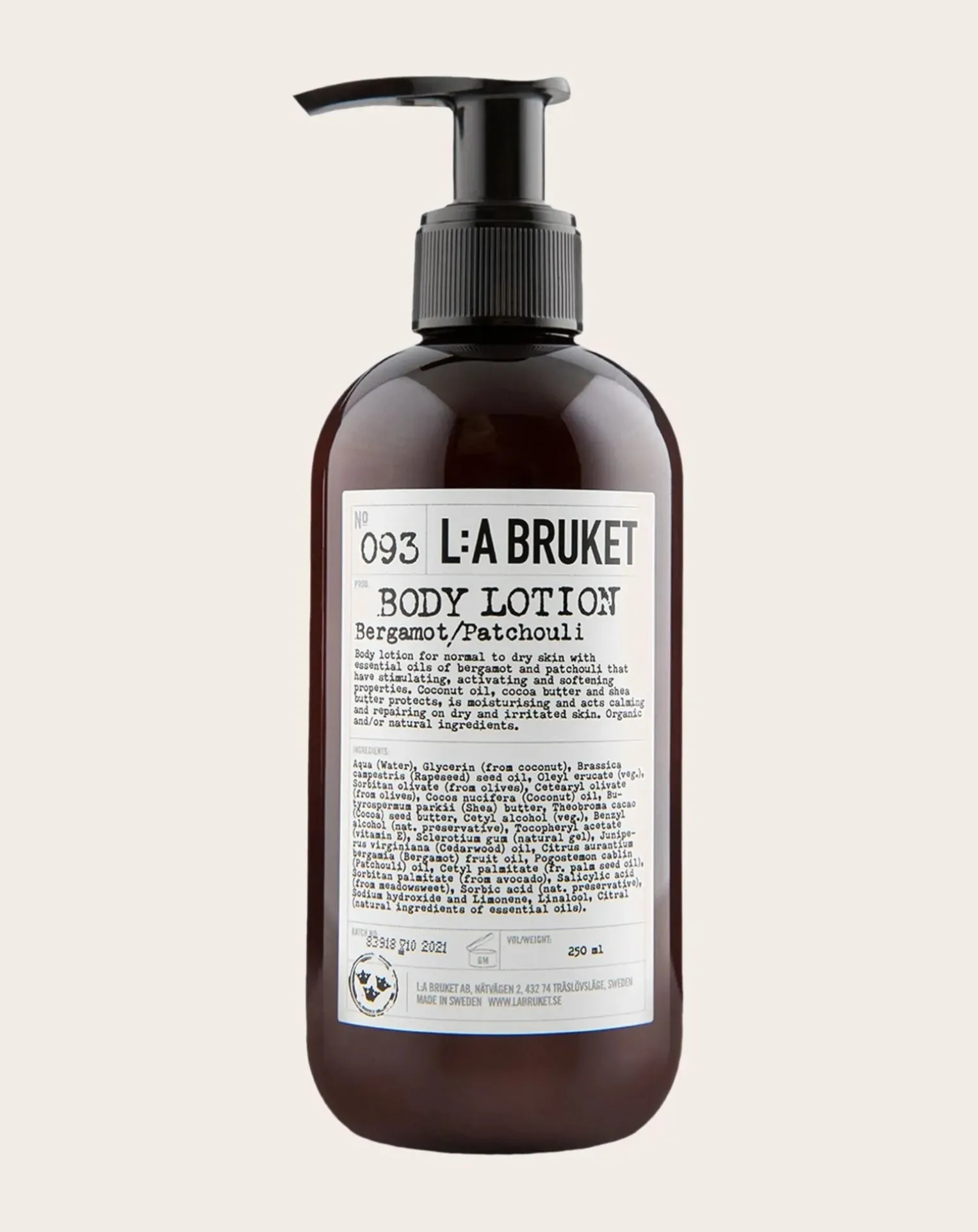 093 Body Lotion Bergamot/Patchouli 240 ml