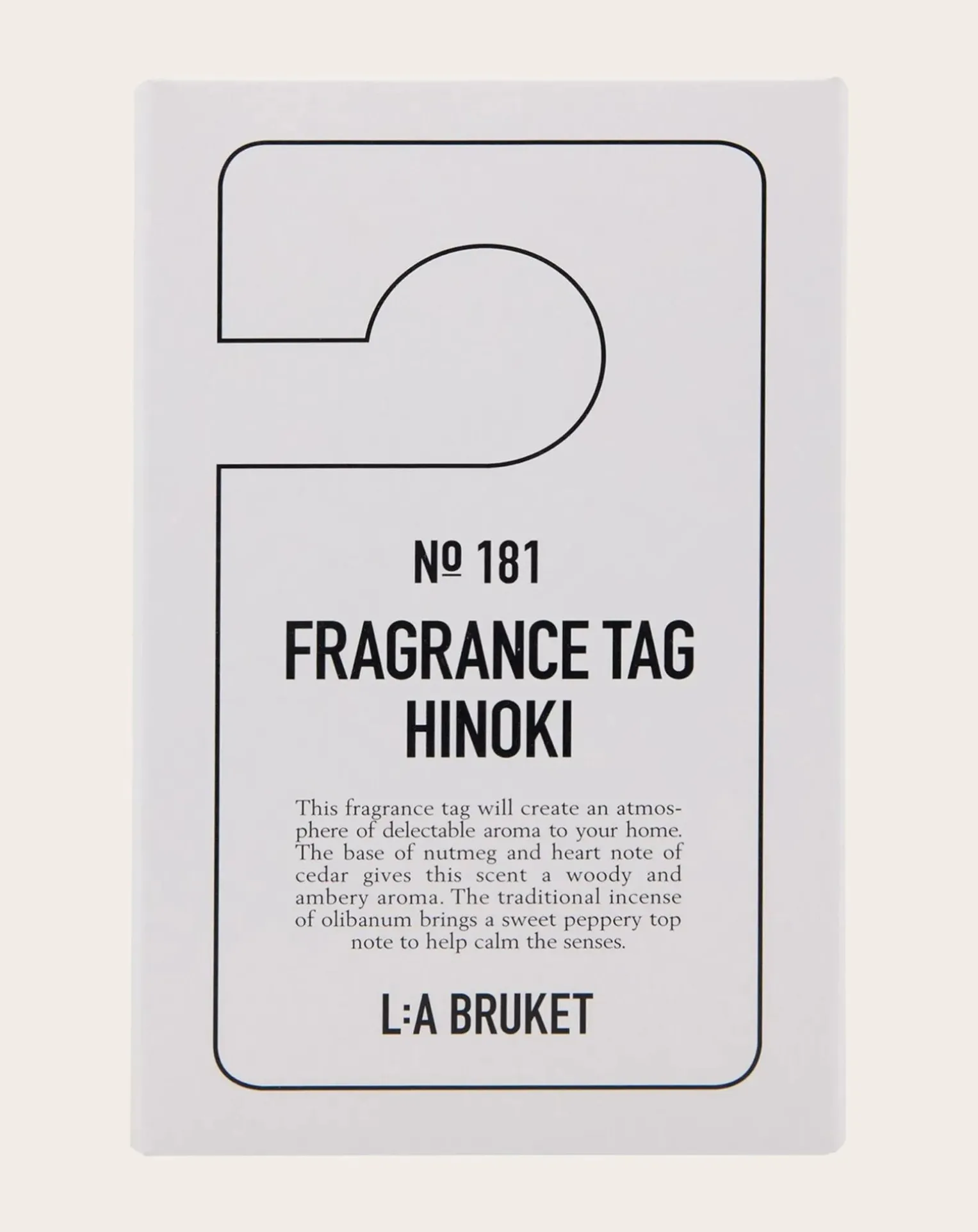 181 Fragrance Tag Hinoki