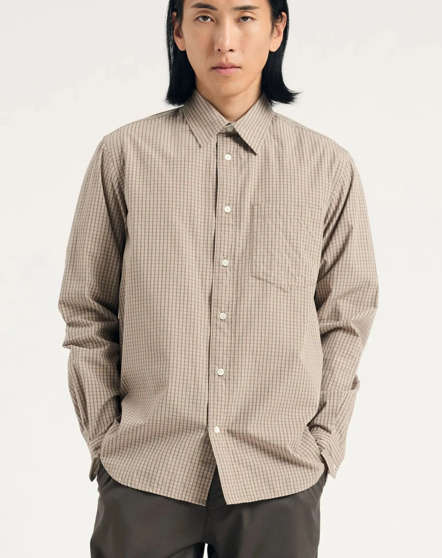 Algo Twill Carreaux shirt