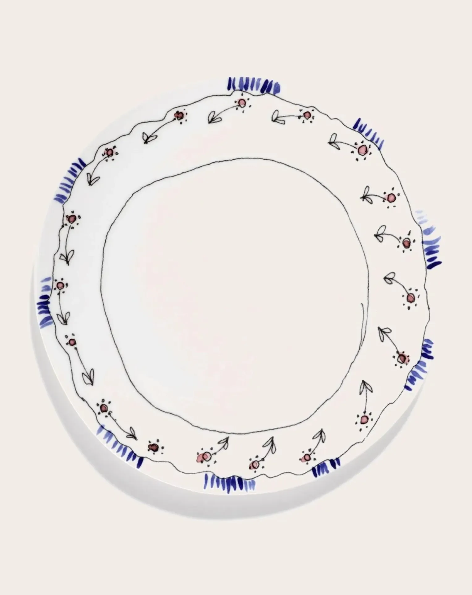 Anemone plates, Serax for Marni - Set of 2