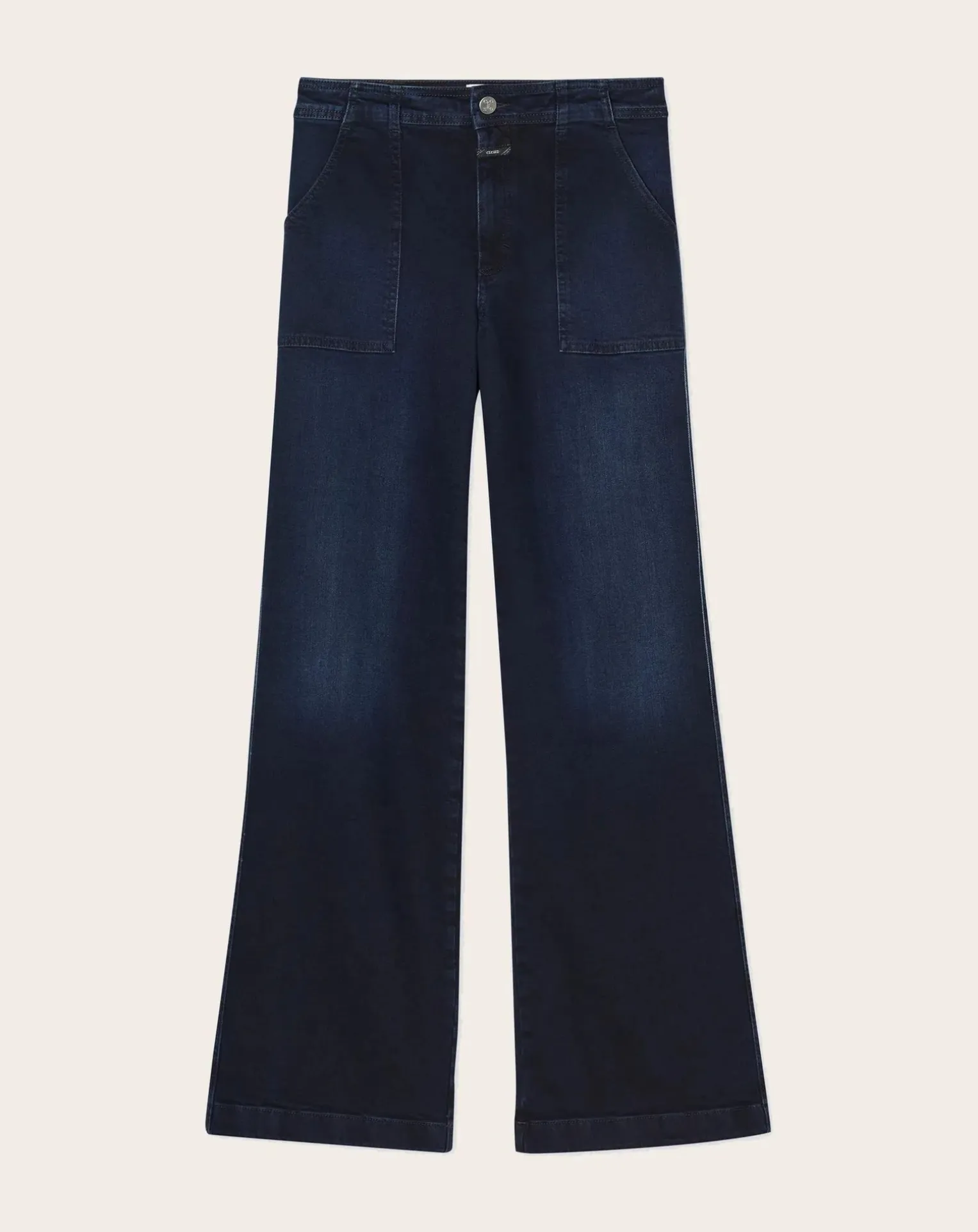 Aria flare jeans in cotton