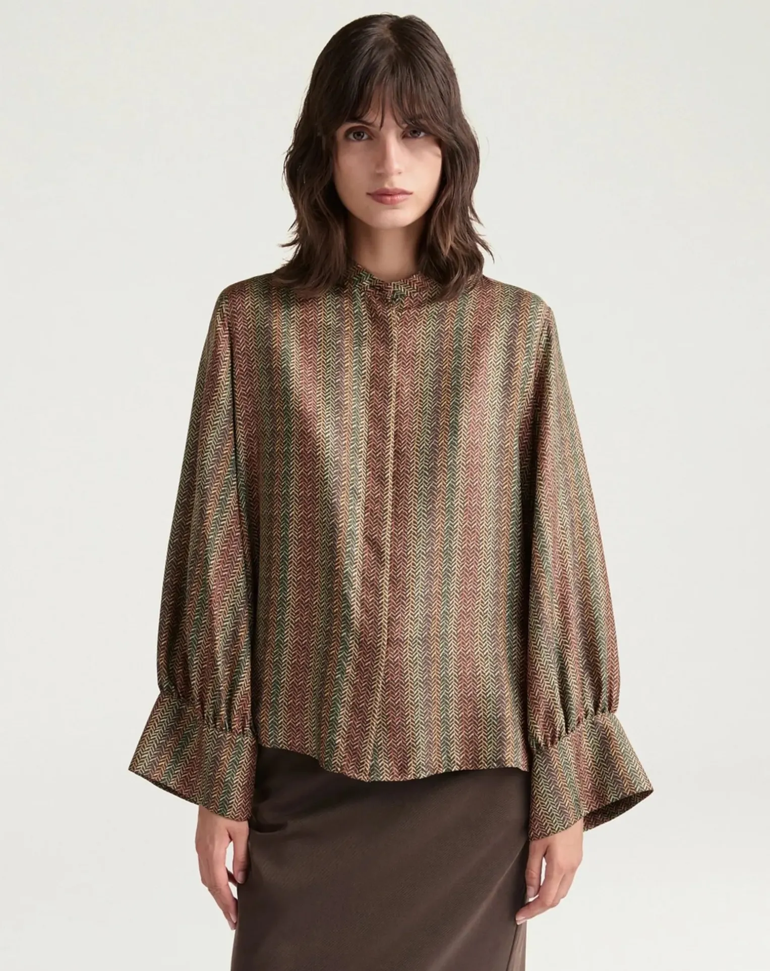 Arles Printed Silk Shirt