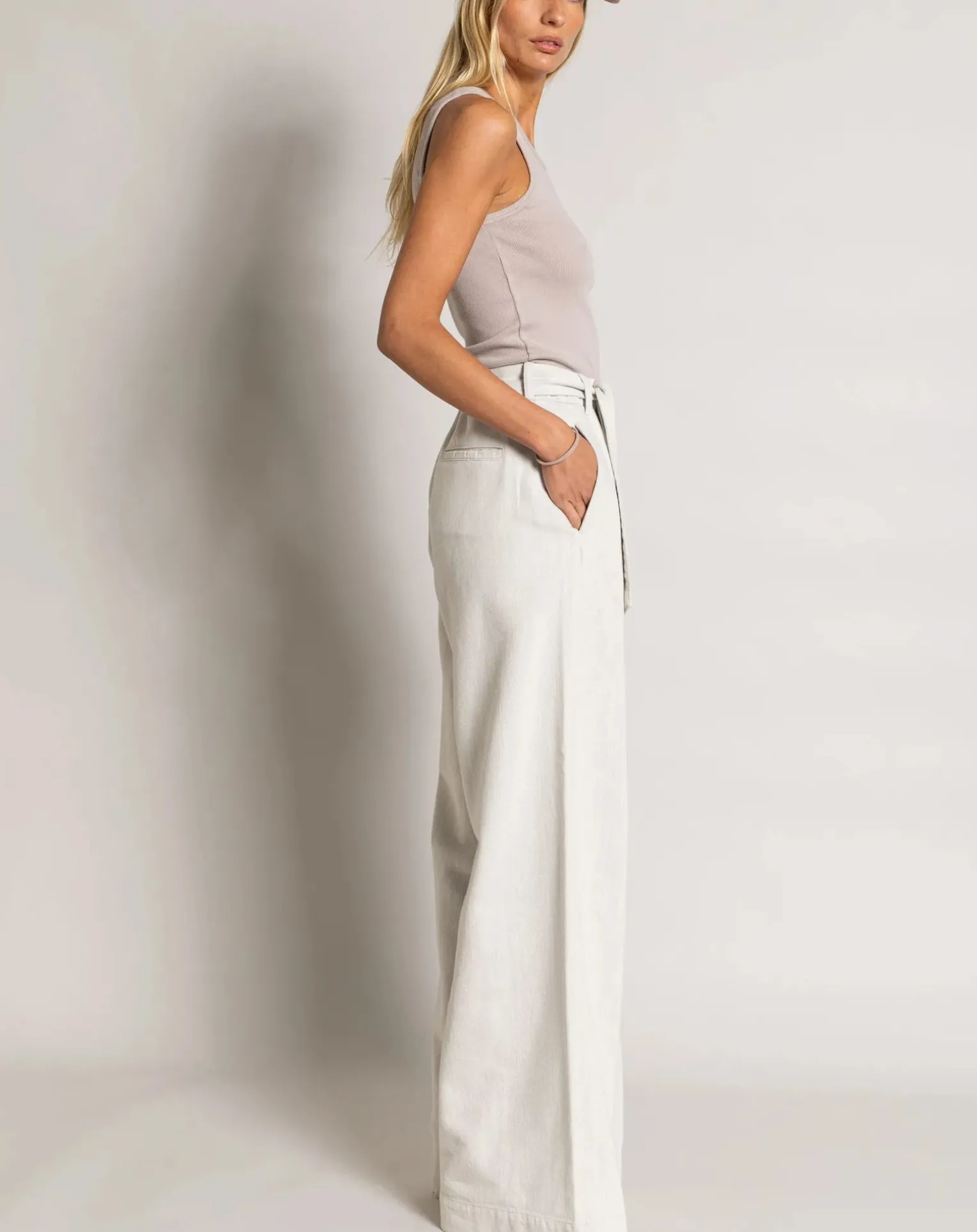 Ayla Organic Cotton Rib Tank Top