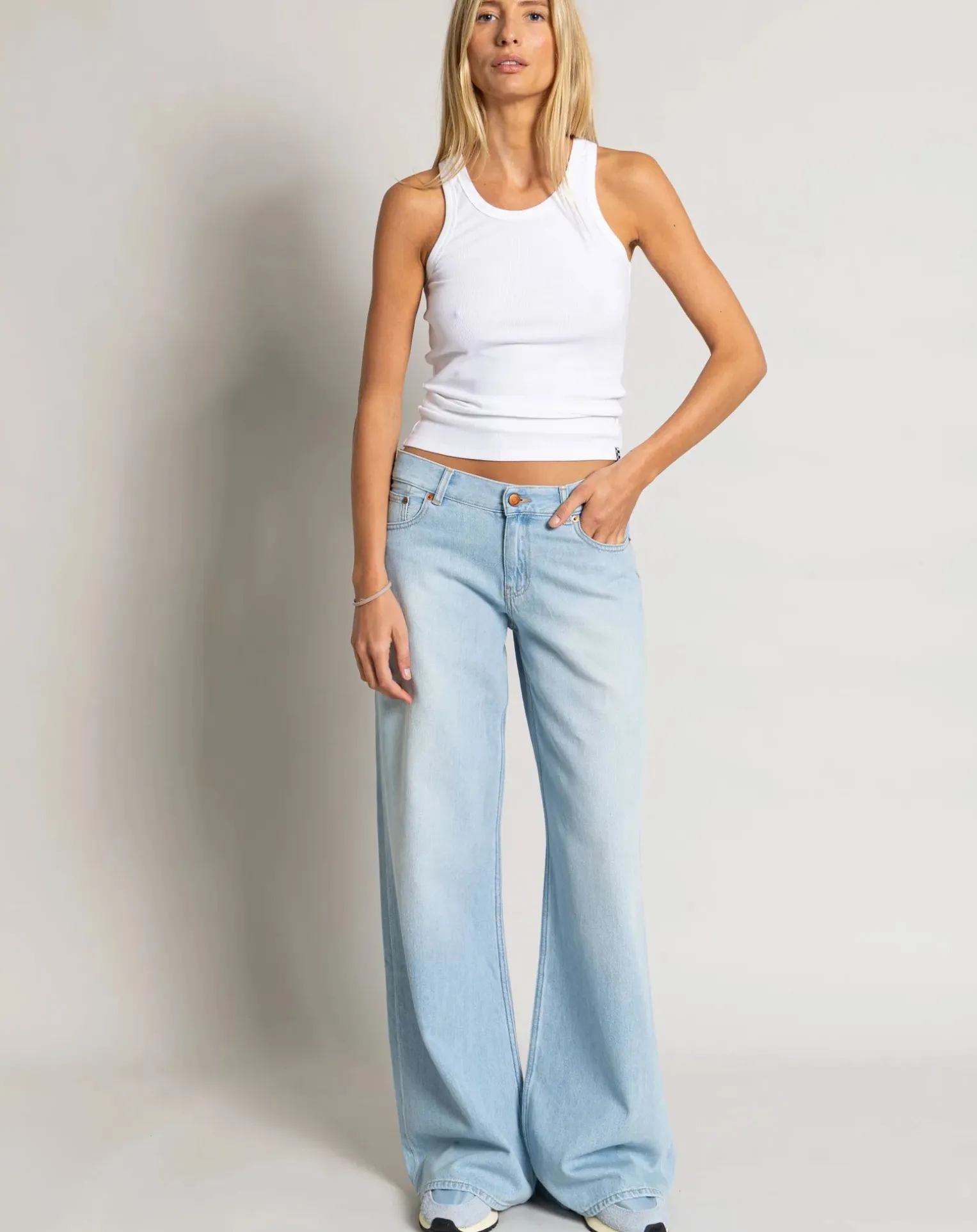 Ayla Organic Cotton Rib Tank Top