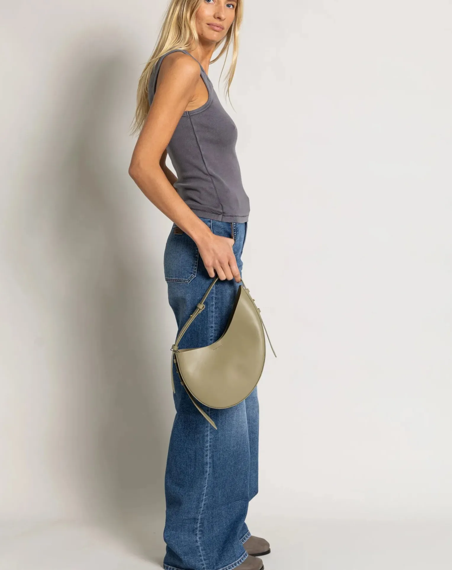 Ayla Organic Cotton Rib Tank Top