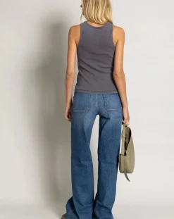 Ayla Organic Cotton Rib Tank Top