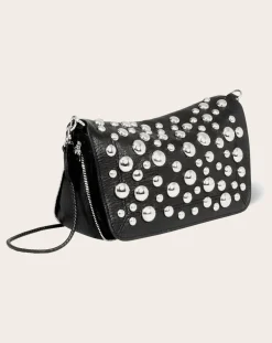 Bag Bobi S Chèvre Grainé Silver