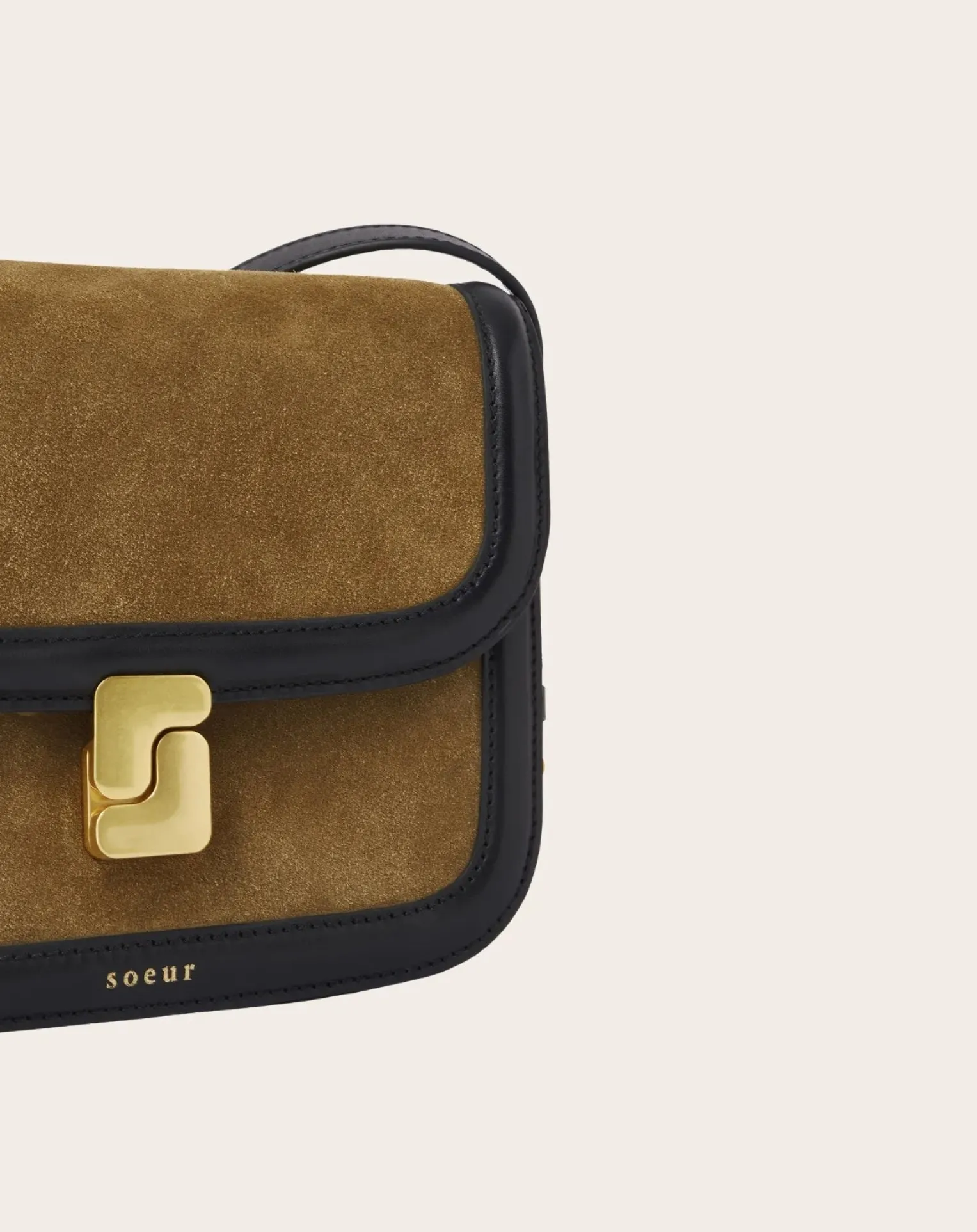 Bellissima Mini Bicolore Leather Croûte Bag