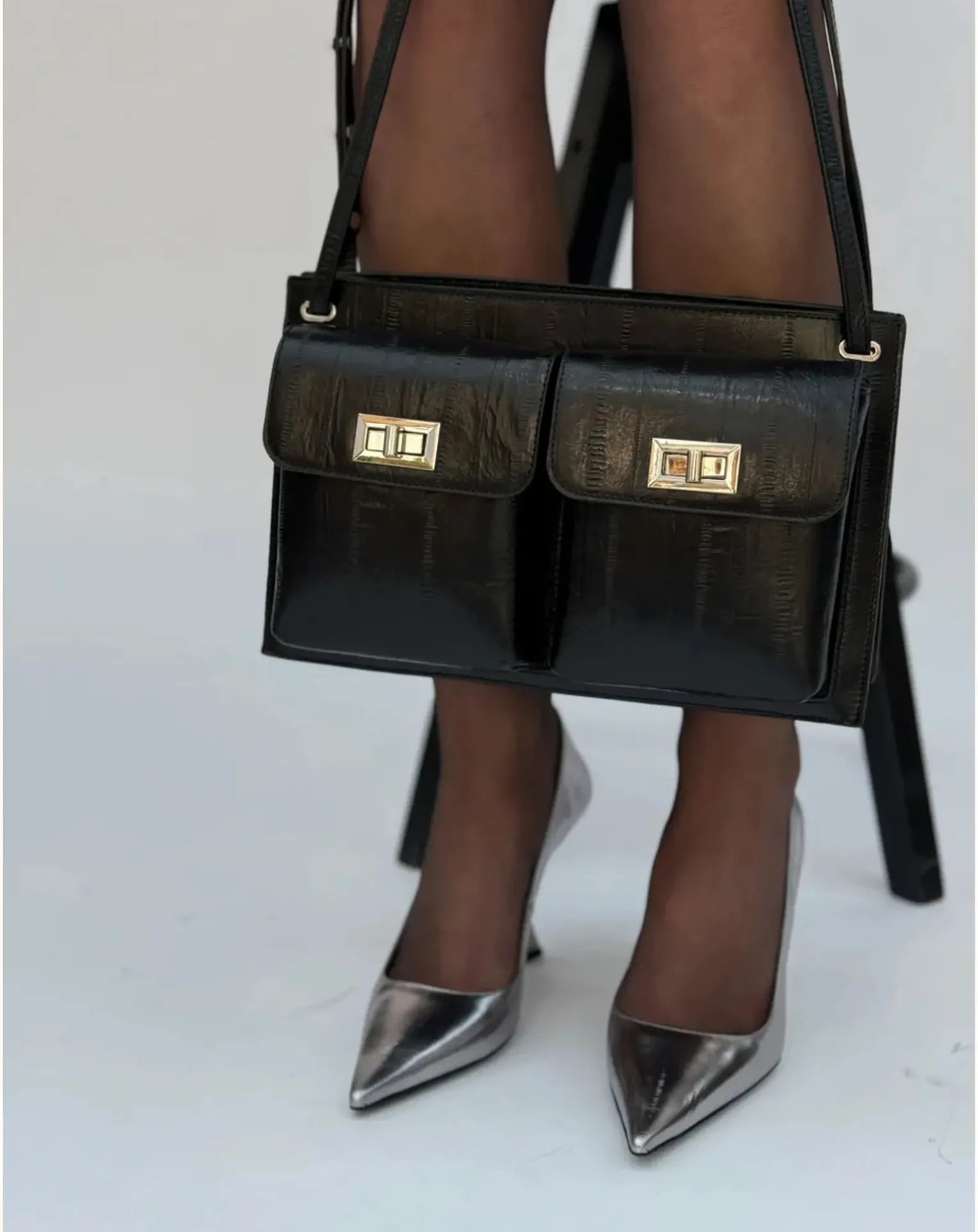 Billy Textured Leather Bag