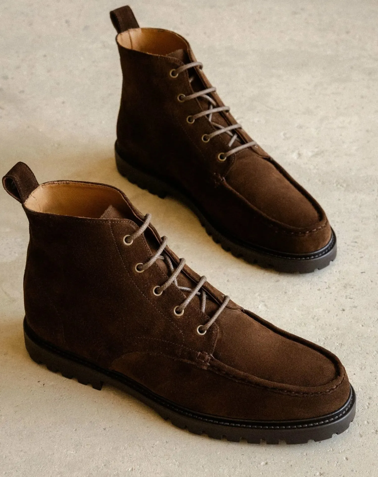 Boots Lace-up Suede