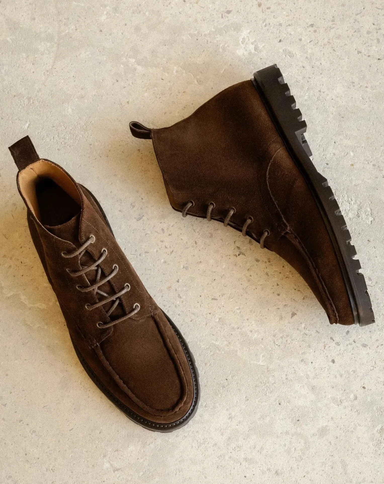 Boots Lace-up Suede