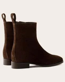 Boots West Croûte de Cuir