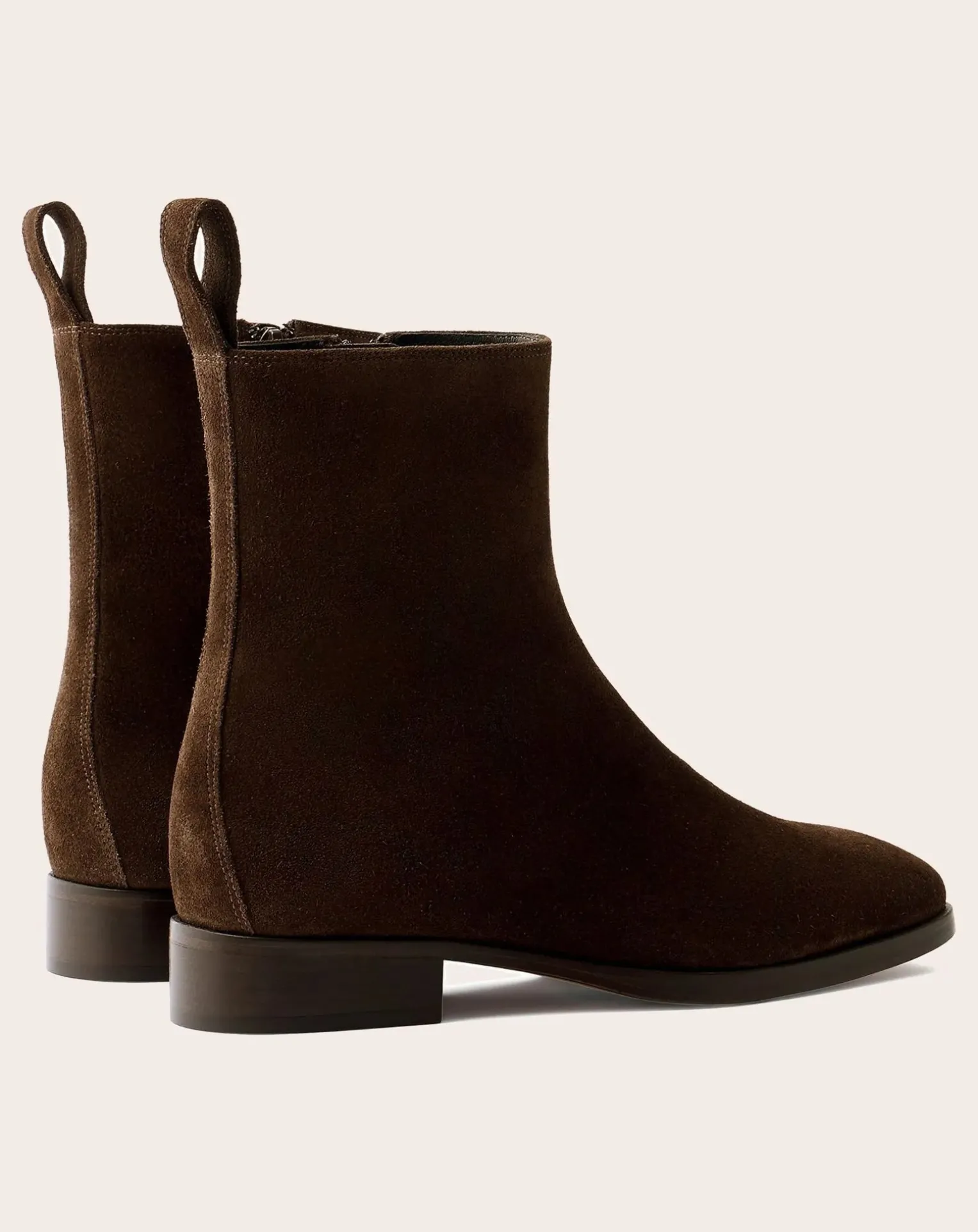 Boots West Croûte de Cuir