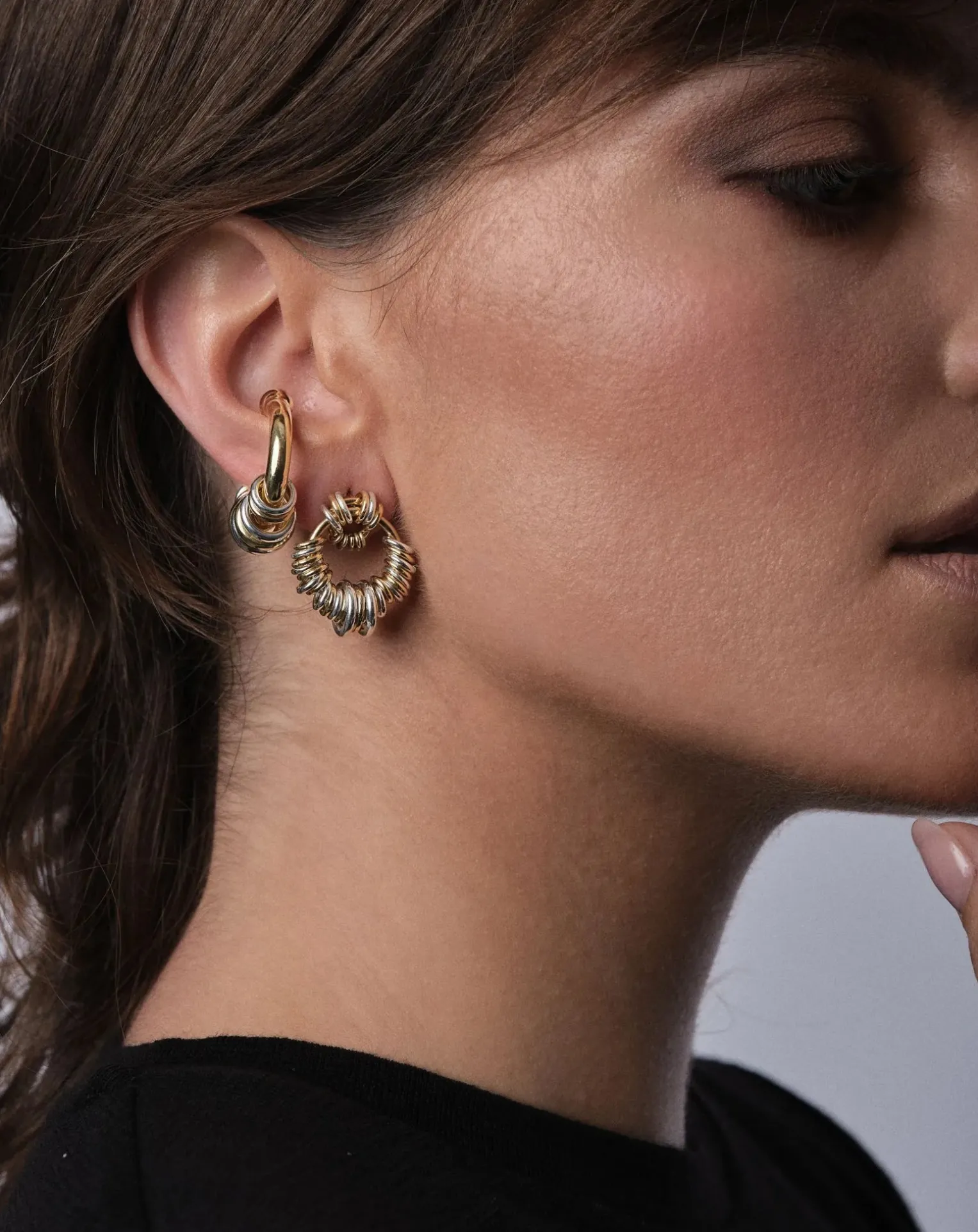 Boucles d'Oreilles Klik Anneaux