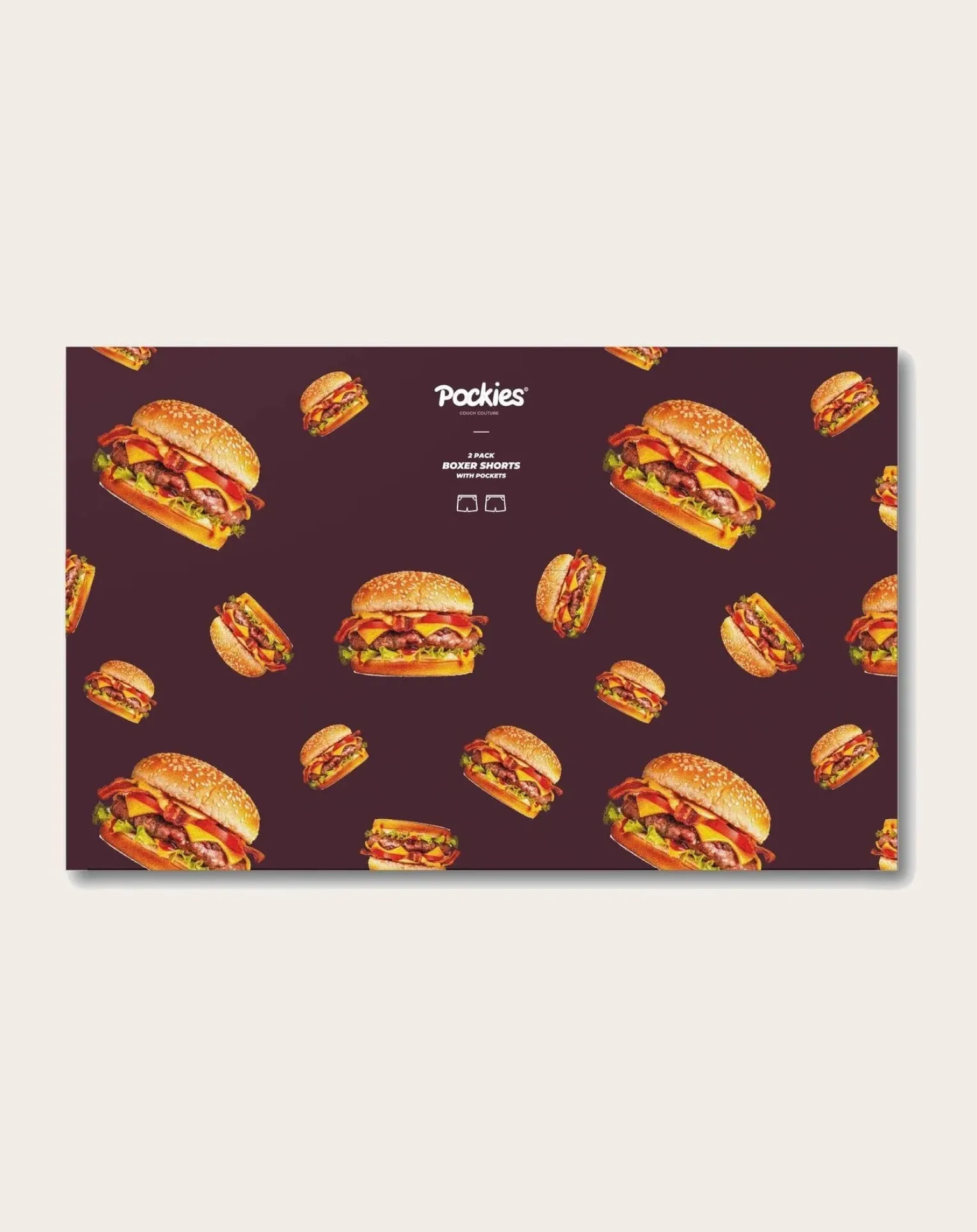 Boxers Burger Pack 2 Organic Cotton
