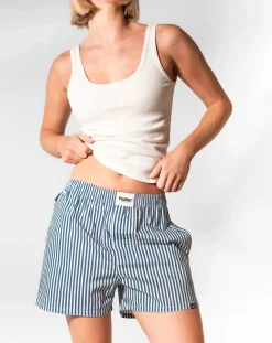 Boyfriend Striped Organic Cotton Boxers