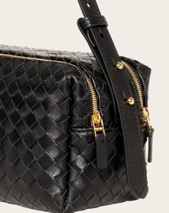 Braided Leather Pencil Bag