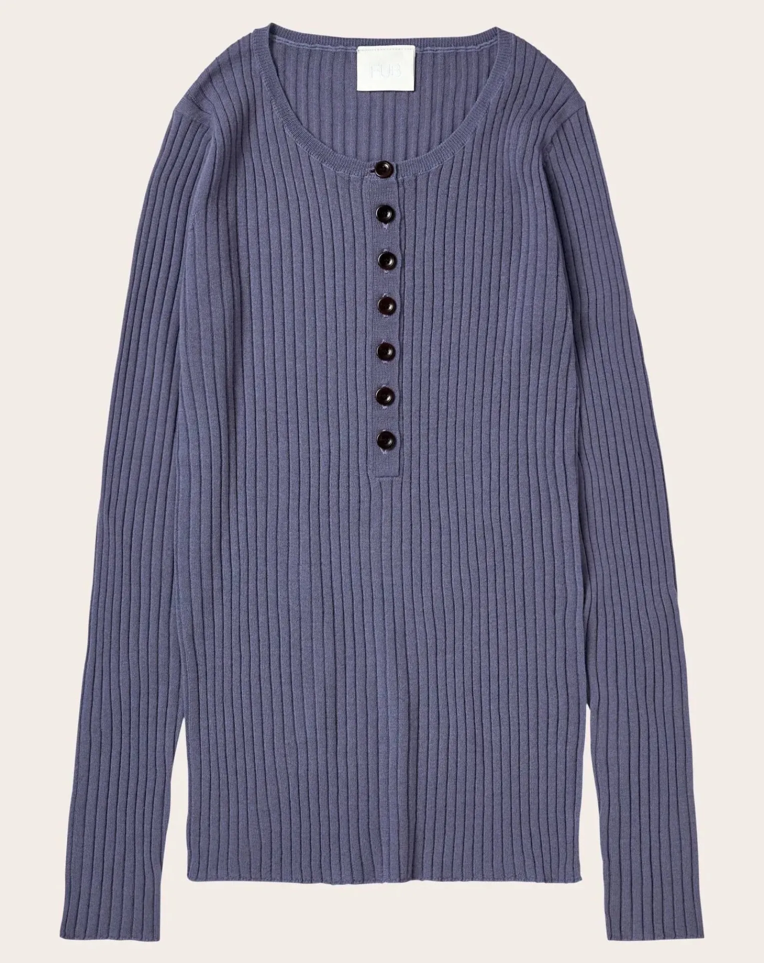 Buttoned Merino Wool Sweater - Women's Collection