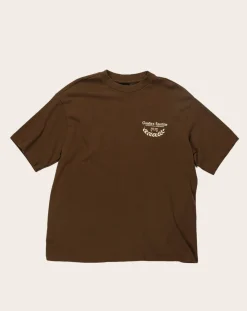 Caesar brown T-shirt in organic cotton