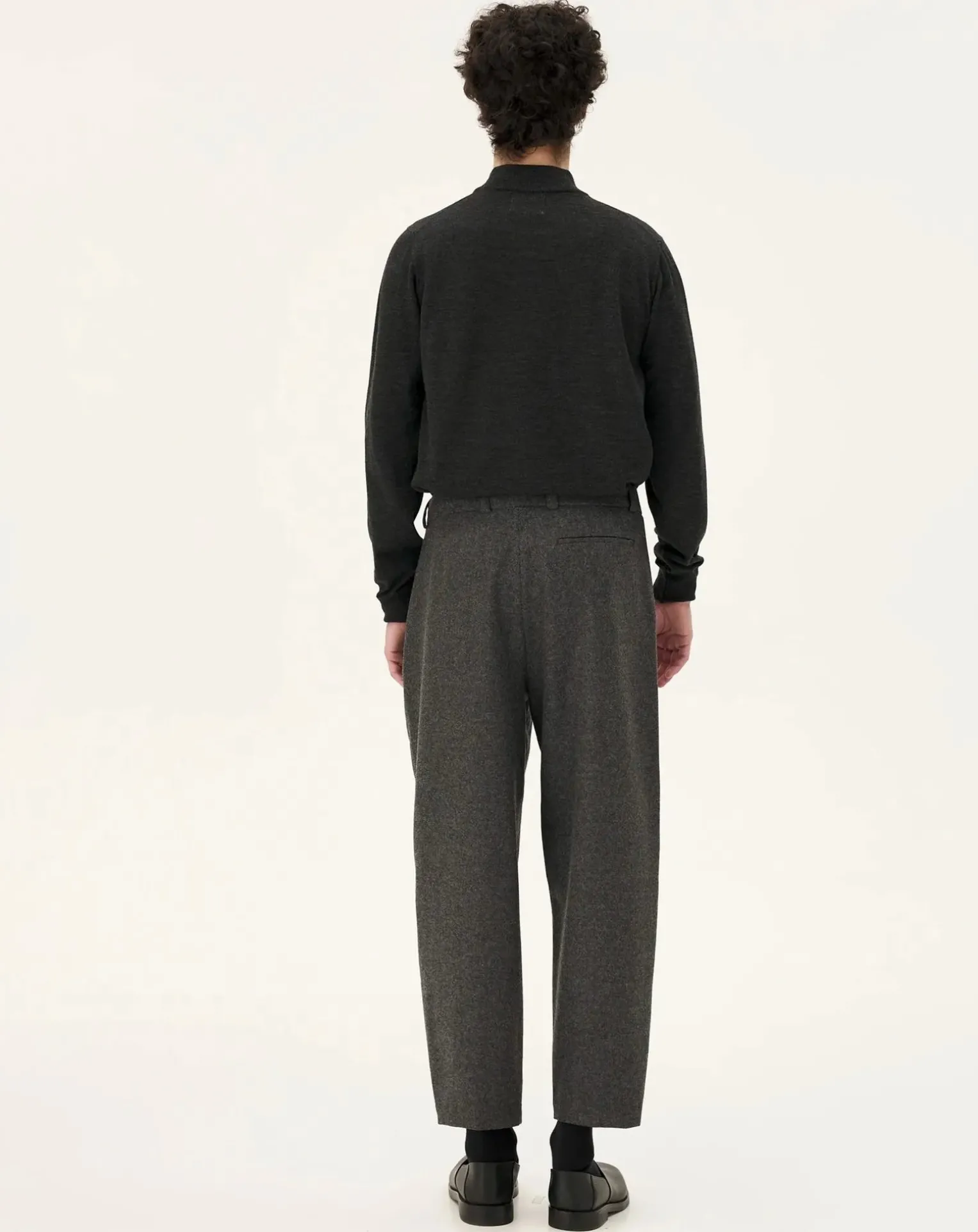 Cambridge Slate Wool Trousers
