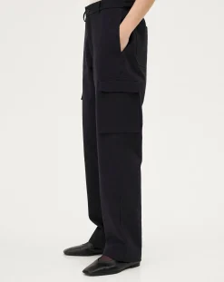 Cargo pants Dark navy Organic cotton