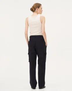 Cargo pants Dark navy Organic cotton