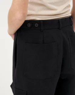 Cargo pants Dark navy Organic cotton