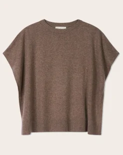 Cashmere Boatneck Poncho