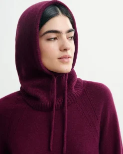 Cashmere cord balaclava