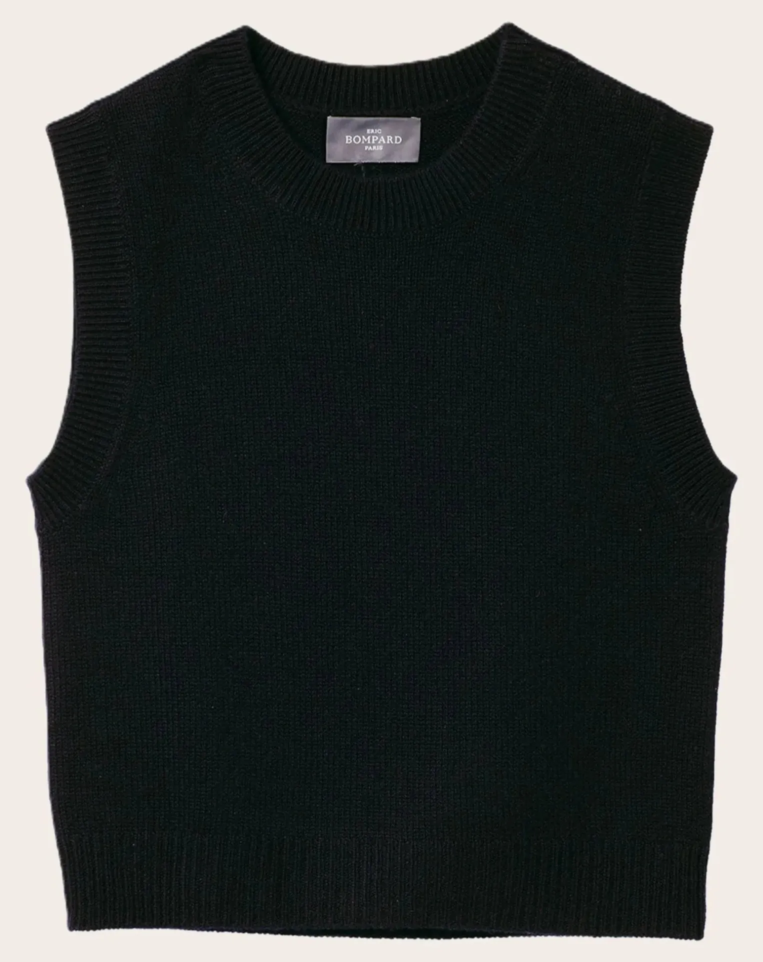 Cashmere Sleeveless Round Neck Sweater
