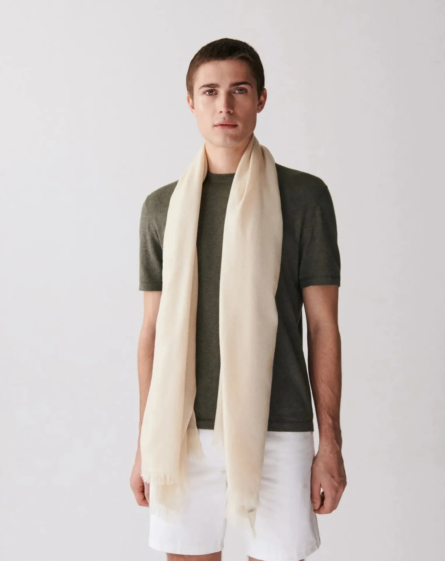 Cashmere voile stole