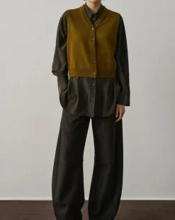 Chiara Merino Wool Sleeveless Vest