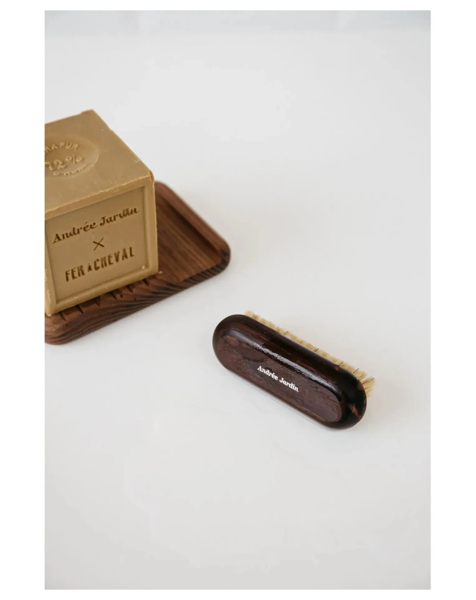 Coffret savon et brosse x Fer à Cheval