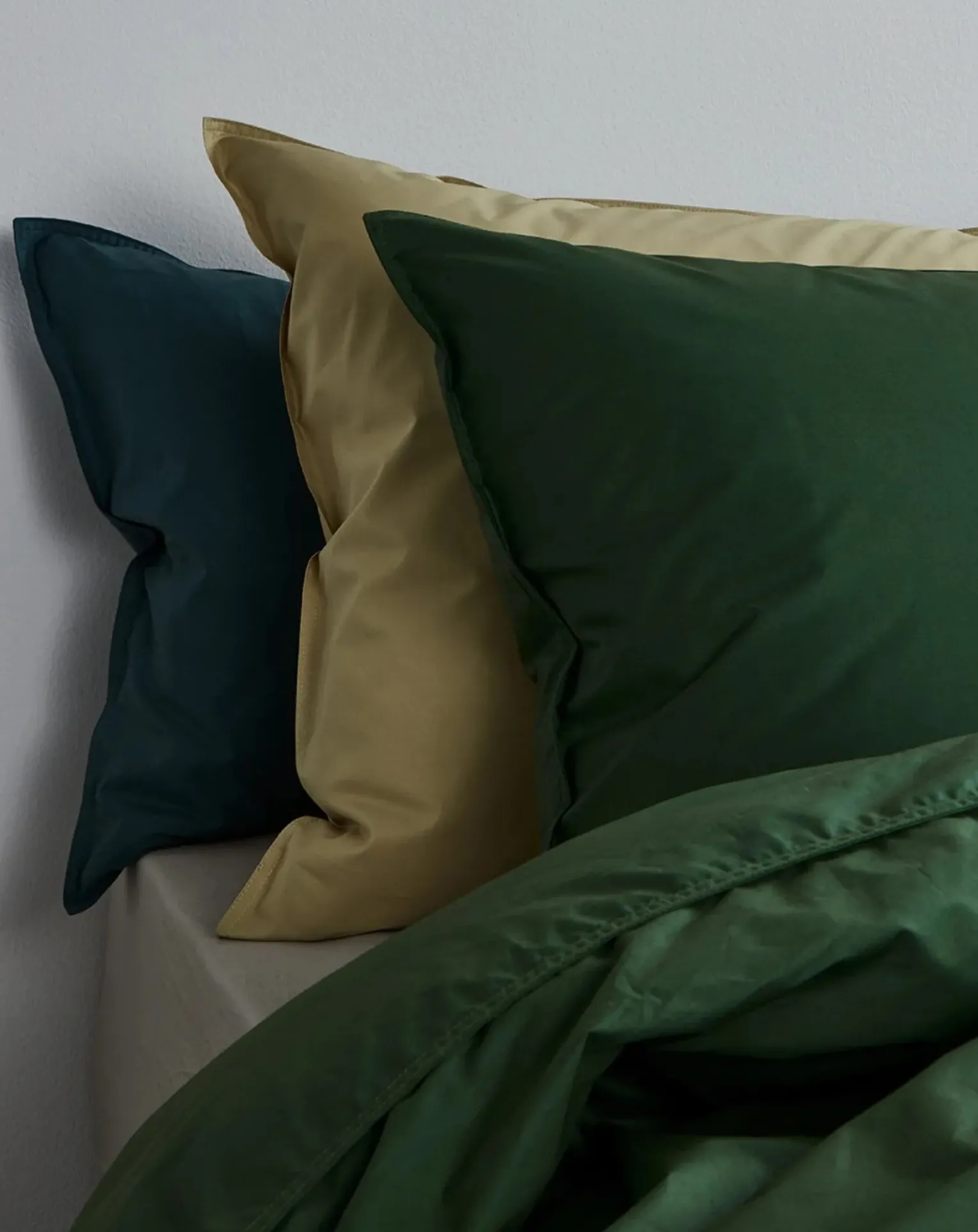 Comforter cover in organic percale