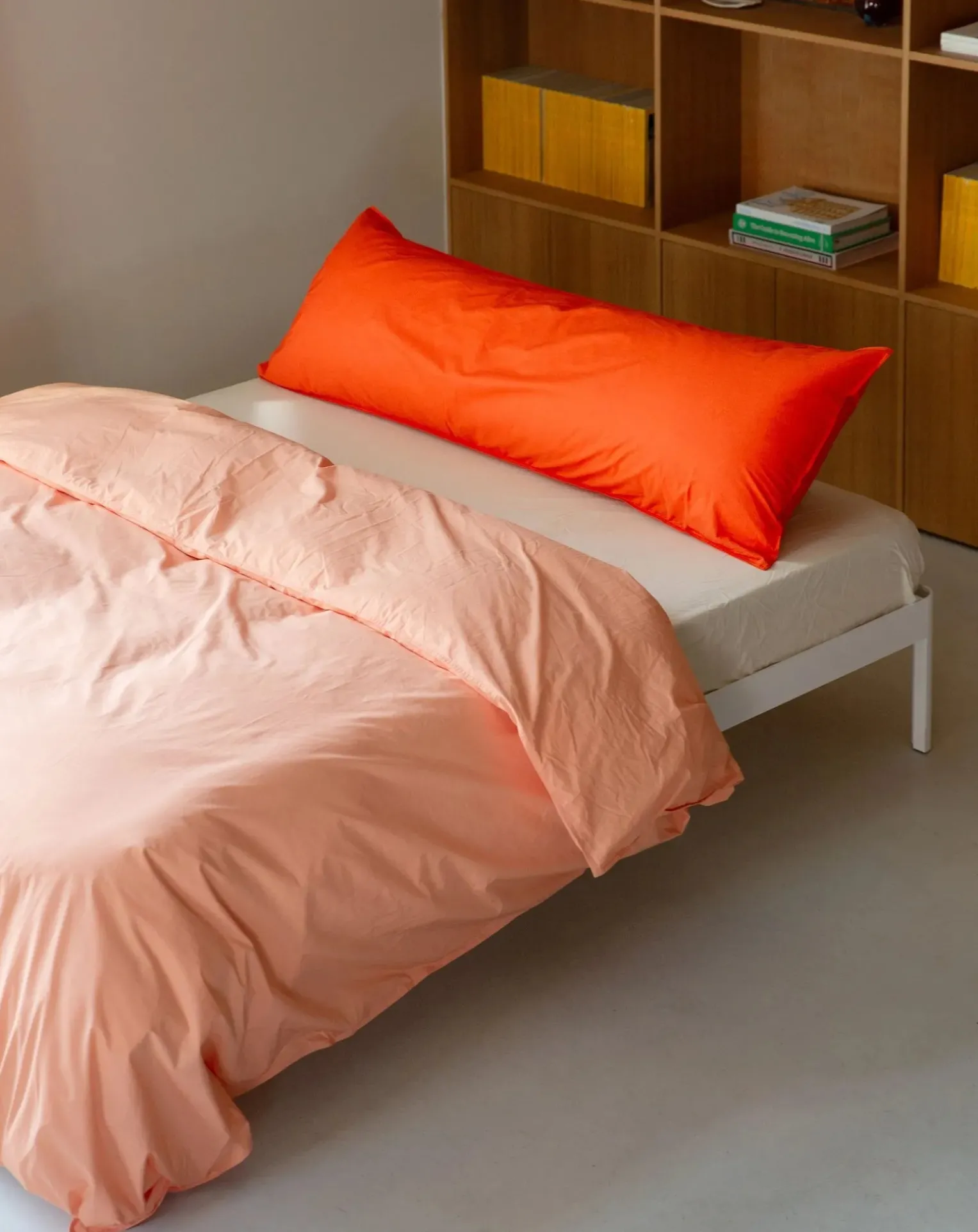 Comforter cover in organic percale