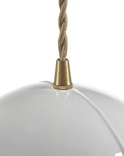 Cosmo porcelain hanging lamp, Anita Le Grelle