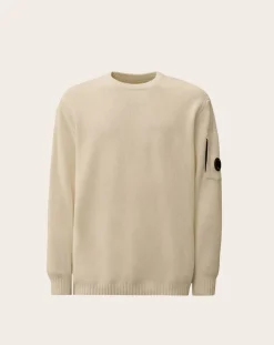 Cotton Chenille Crewneck Sweater