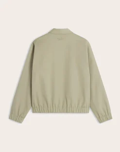 Cotton Elasticated Zip Jacket