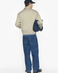 Cotton Elasticated Zip Jacket