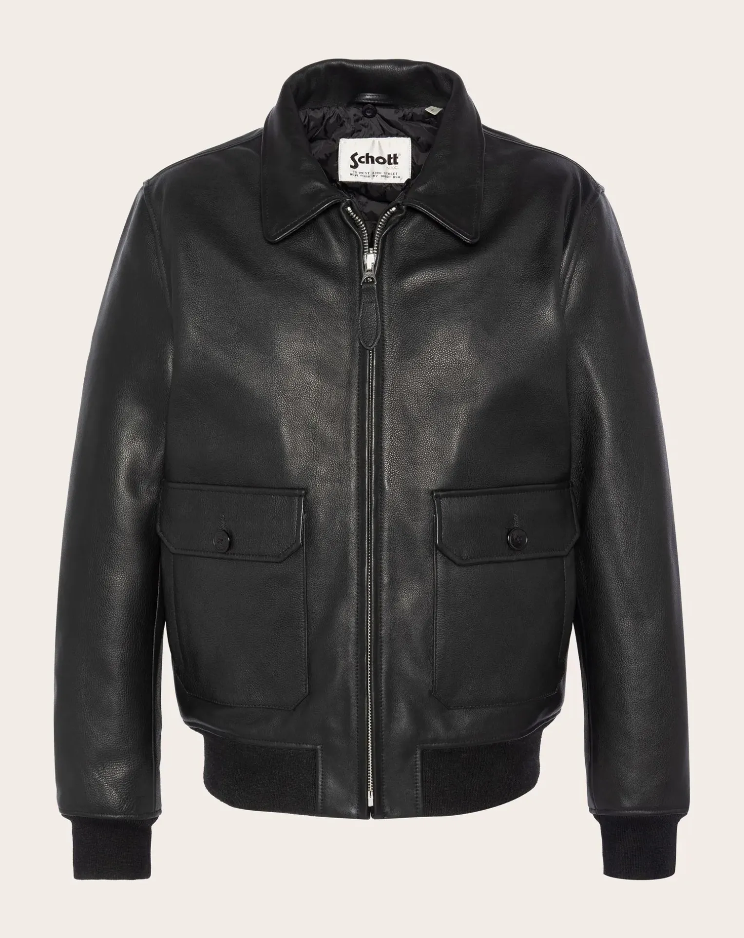 Cowhide Leather Pilot Jacket