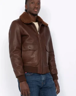 Cowhide Leather Pilot Jacket
