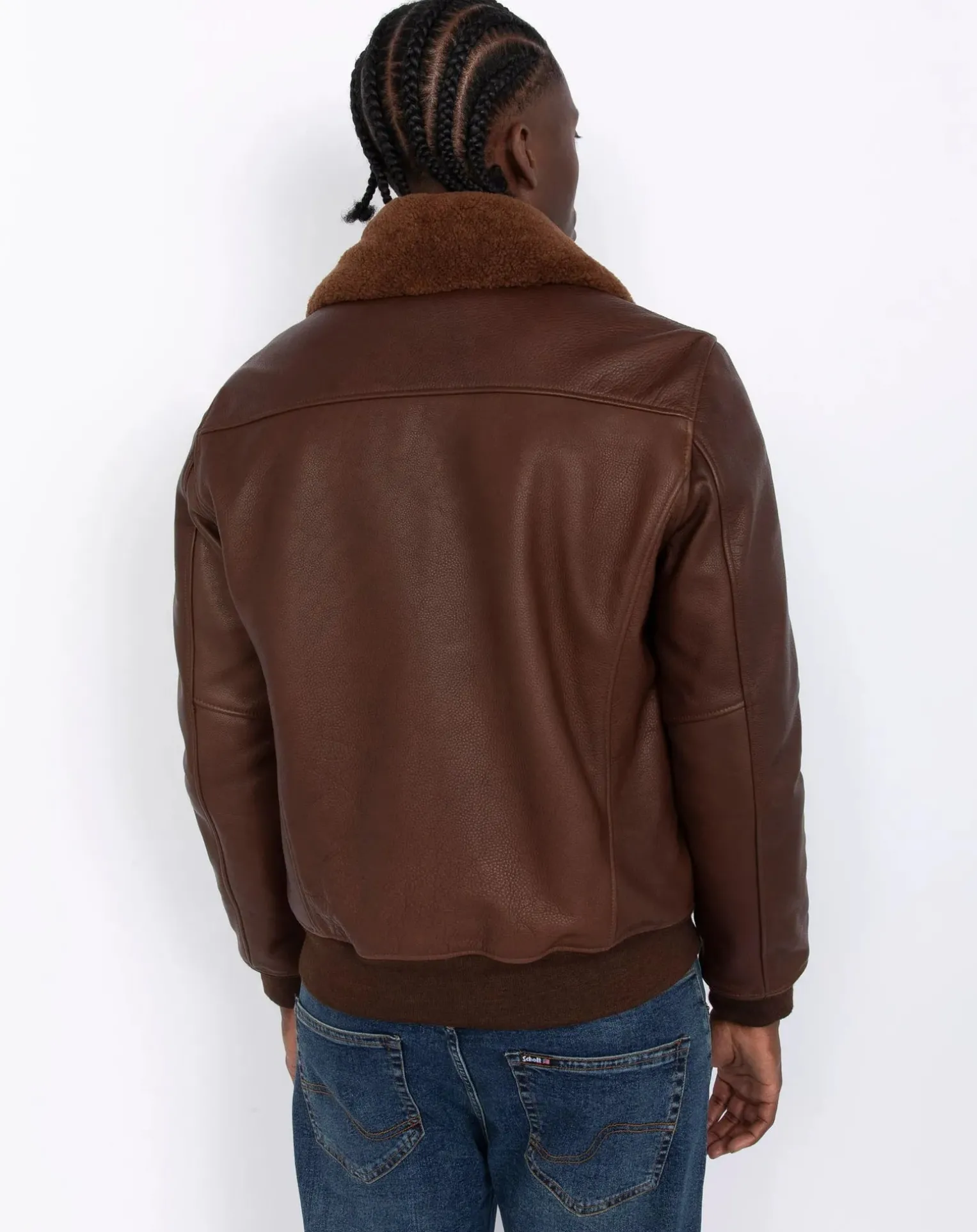 Cowhide Leather Pilot Jacket