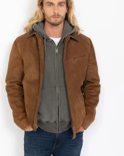 Cowhide Leather Worker Jacket