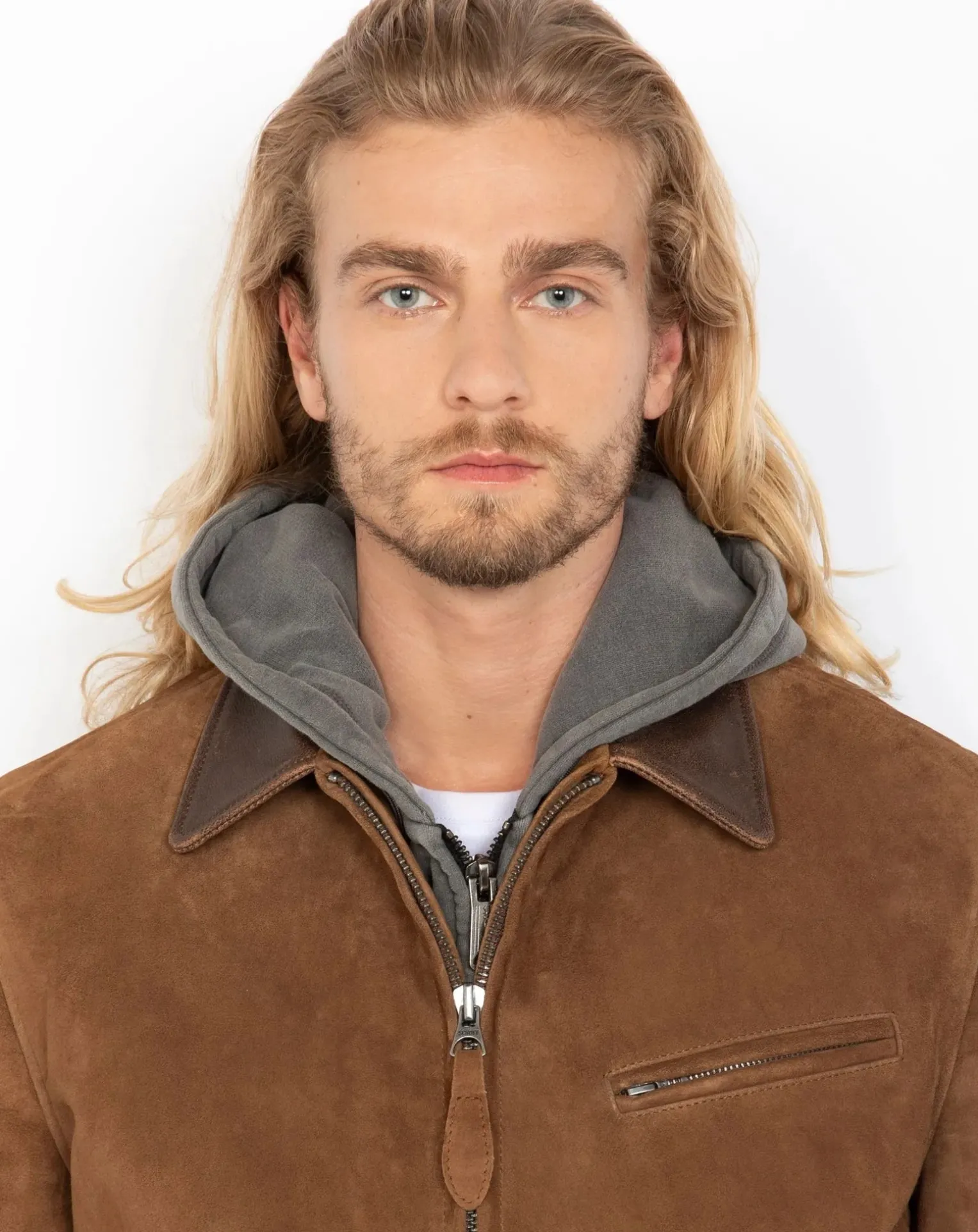 Cowhide Leather Worker Jacket