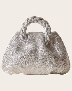 Crackle Metallic Bombon Bag