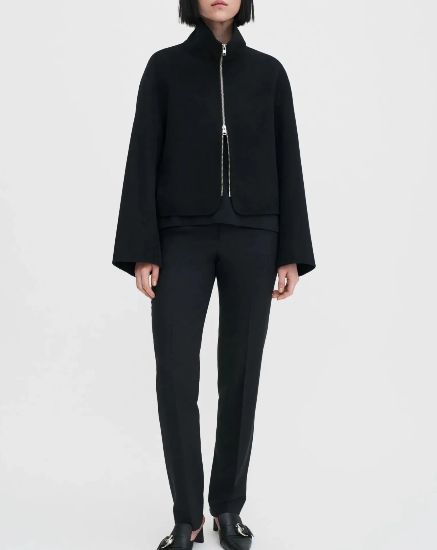 Dafina lightweight jacket in wool and cashmere