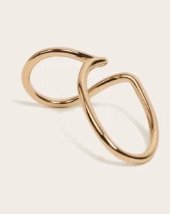 Earcuff gauche La Virtuose en plaqué or