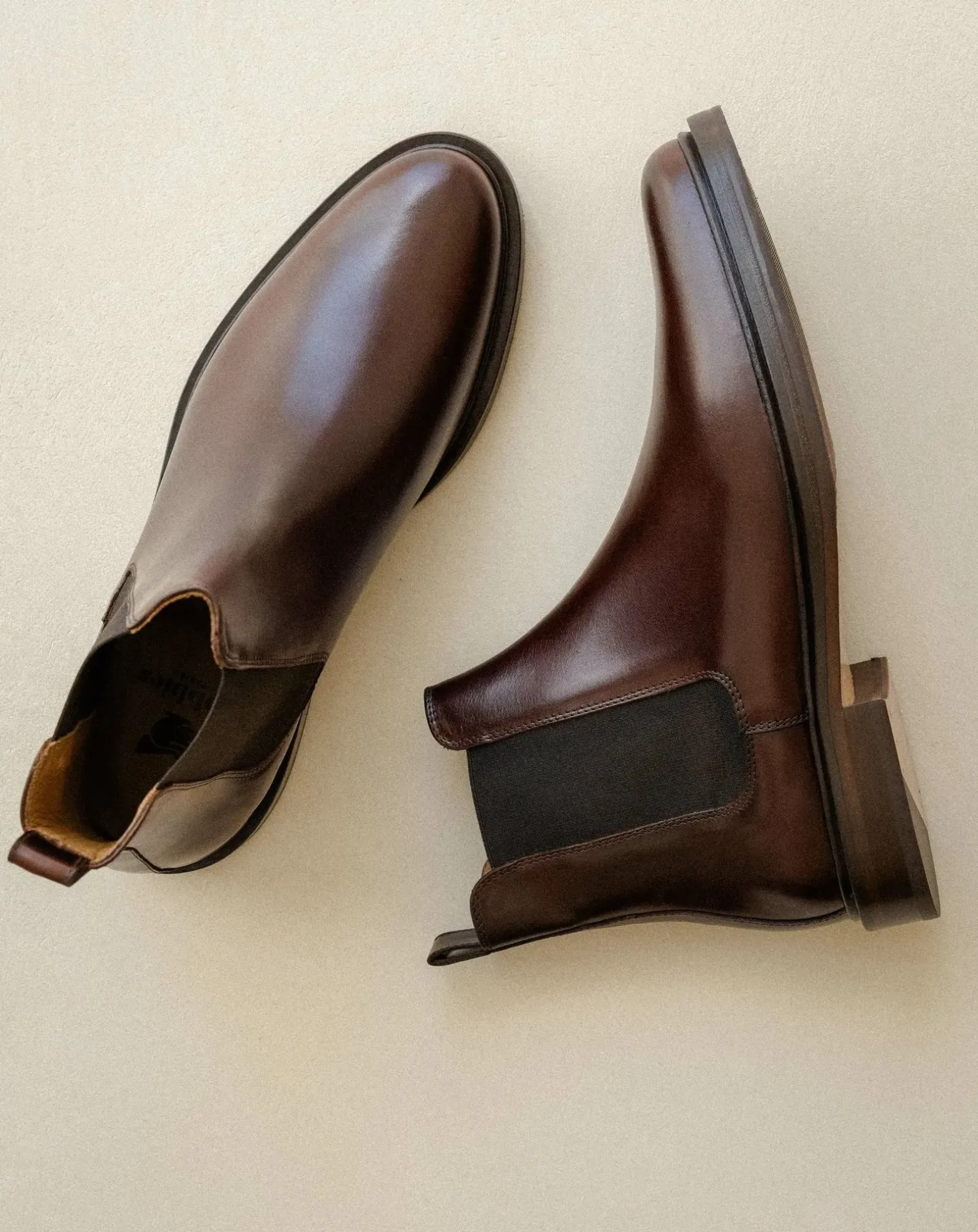 Elastic Leather Boots