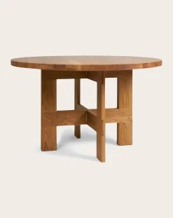 Farmhouse Round Wooden Table