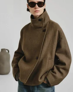 Felt Wool Coat